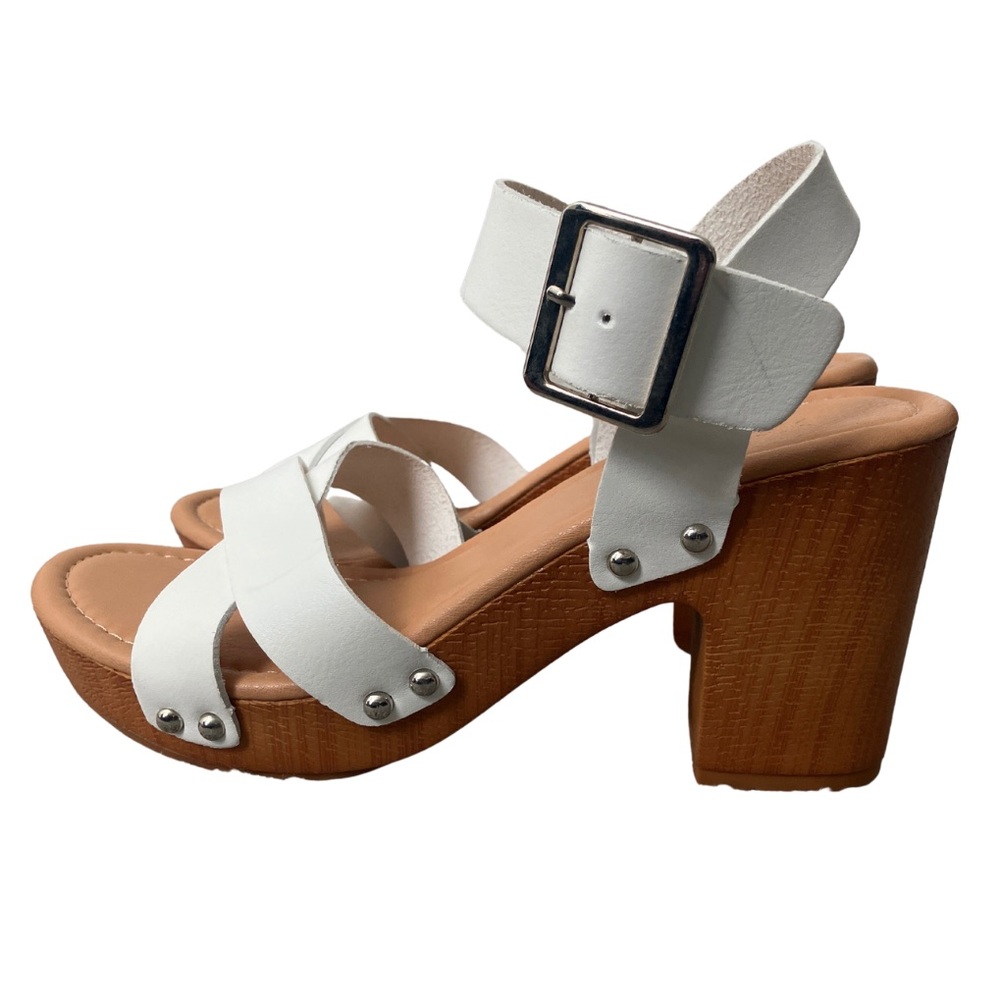 Cushionaire | Sayer Faux Wood Sandal +LiteSole Technology size 7.5 *NWOT